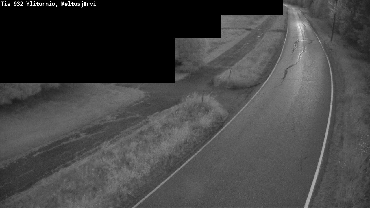 Weather Camera Image Road 932 Ylitornio, Meltosjärv, Ylitornio, Lappi