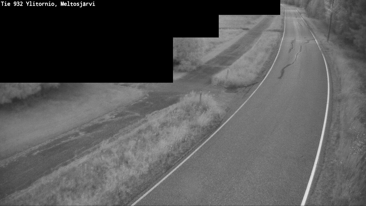 Weather Camera Image Road 932 Ylitornio, Meltosjärv, Ylitornio, Lappi