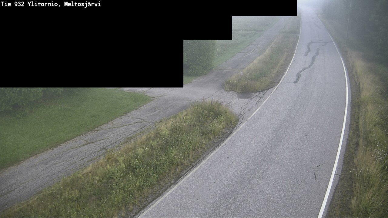 Weather Camera Image Road 932 Ylitornio, Meltosjärv, Ylitornio, Lappi
