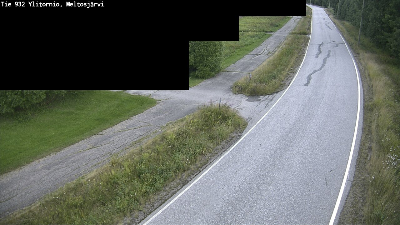 Weather Camera Image Road 932 Ylitornio, Meltosjärv, Ylitornio, Lappi