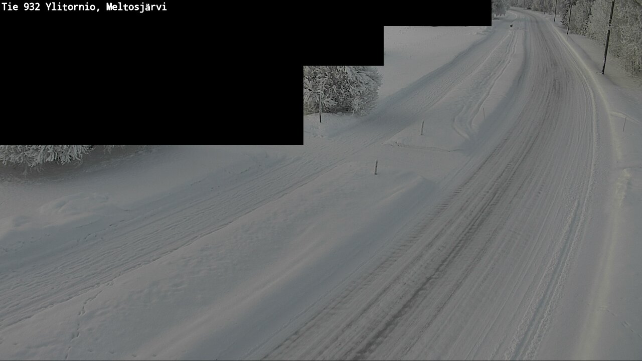 Kelikamerat Kuva Tie 932 Ylitornio, Meltosjärvi, Ylitornio, Lappi