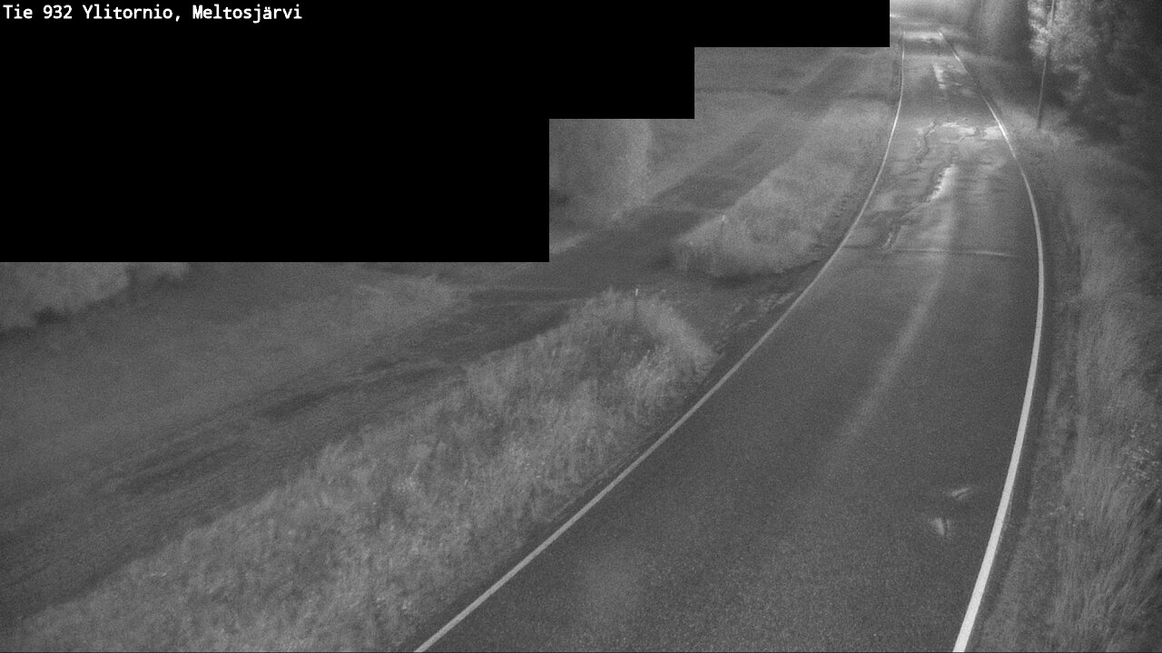 Weather Camera Image Road 932 Ylitornio, Meltosjärv, Ylitornio, Lappi