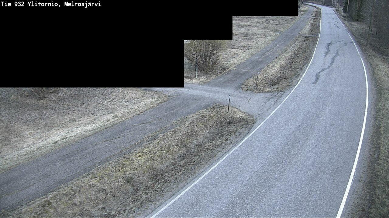 Weather Camera Image Road 932 Ylitornio, Meltosjärv, Ylitornio, Lappi