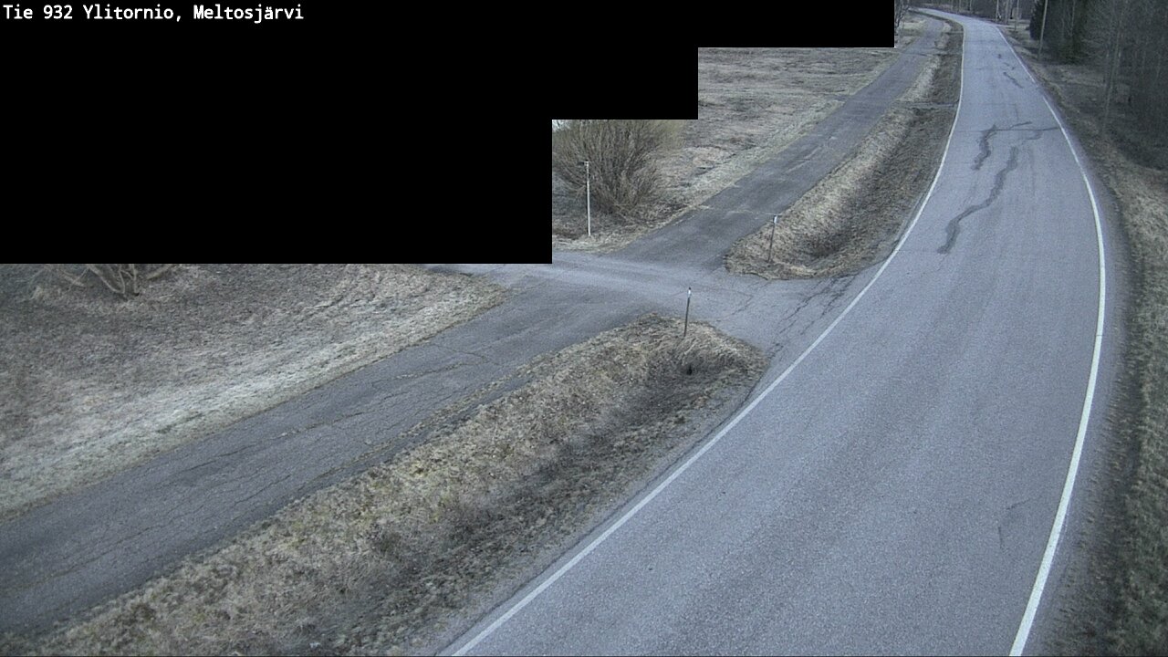 Weather Camera Image Road 932 Ylitornio, Meltosjärv, Ylitornio, Lappi