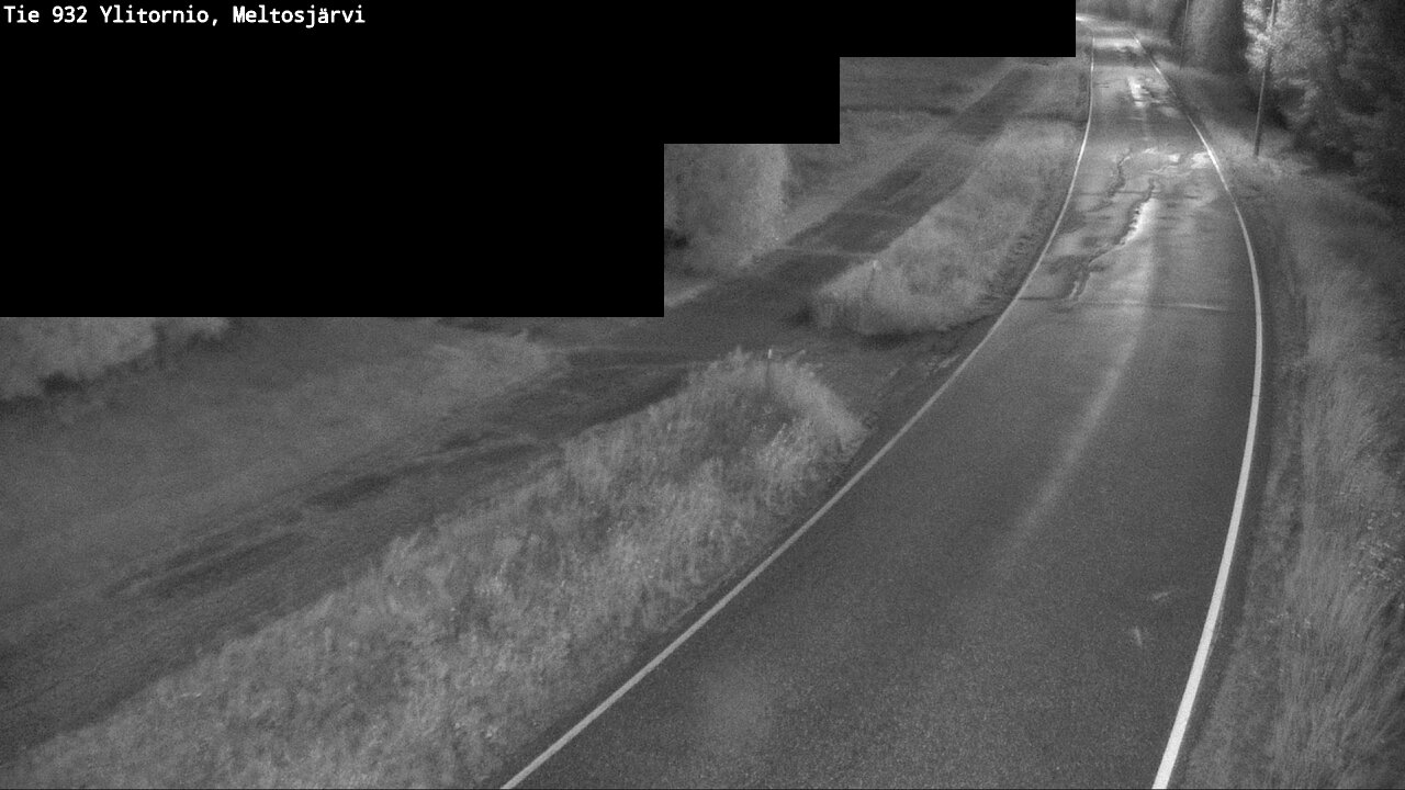 Weather Camera Image Road 932 Ylitornio, Meltosjärv, Ylitornio, Lappi