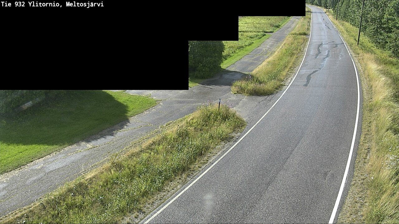 Weather Camera Image Road 932 Ylitornio, Meltosjärv, Ylitornio, Lappi