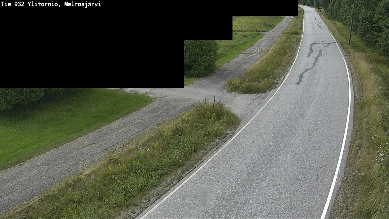 Weather Camera Image Road 932 Ylitornio, Meltosjärv, Ylitornio, Lappi