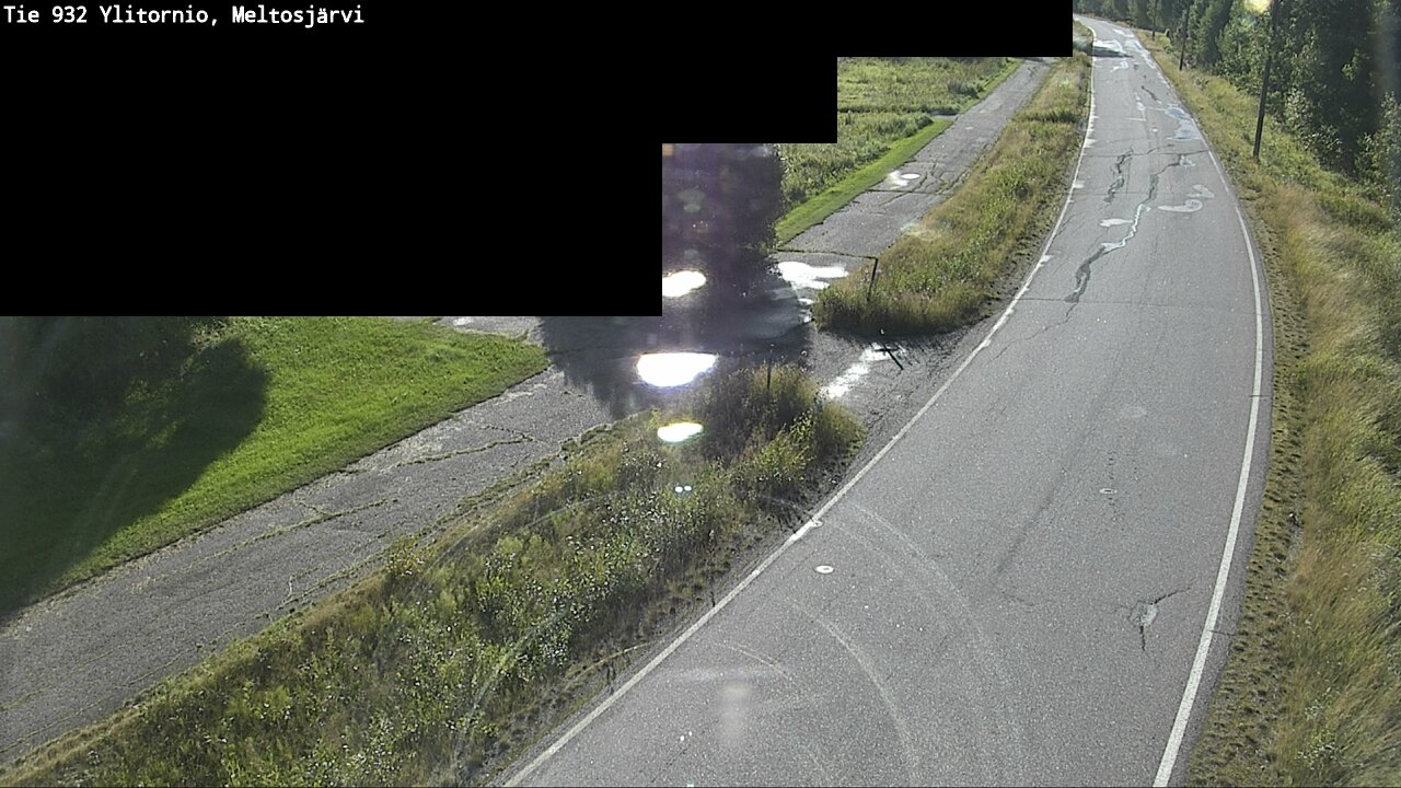Weather Camera Image Road 932 Ylitornio, Meltosjärv, Ylitornio, Lappi