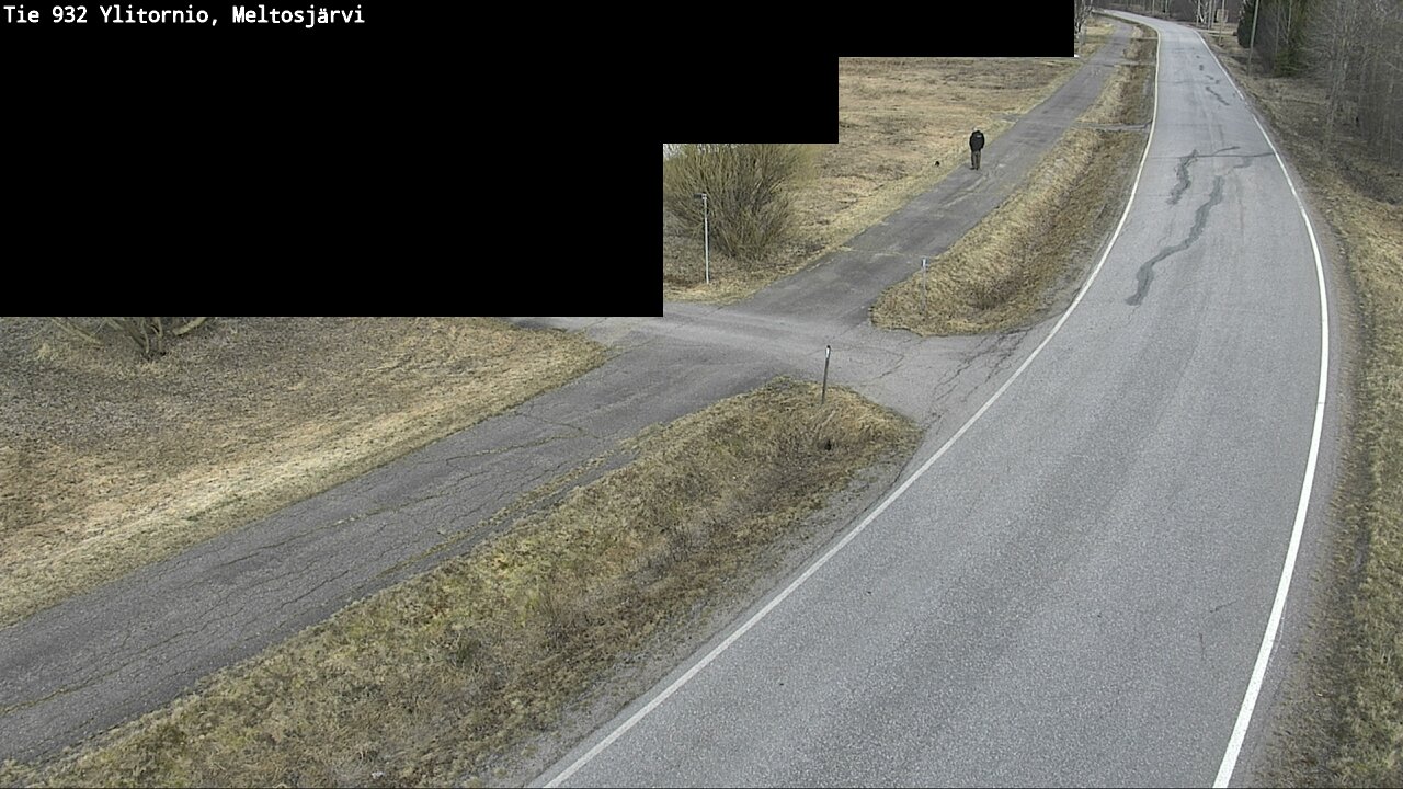 Weather Camera Image Väg 932 Övertorneå, Meltosjä, Ylitornio, Lappi