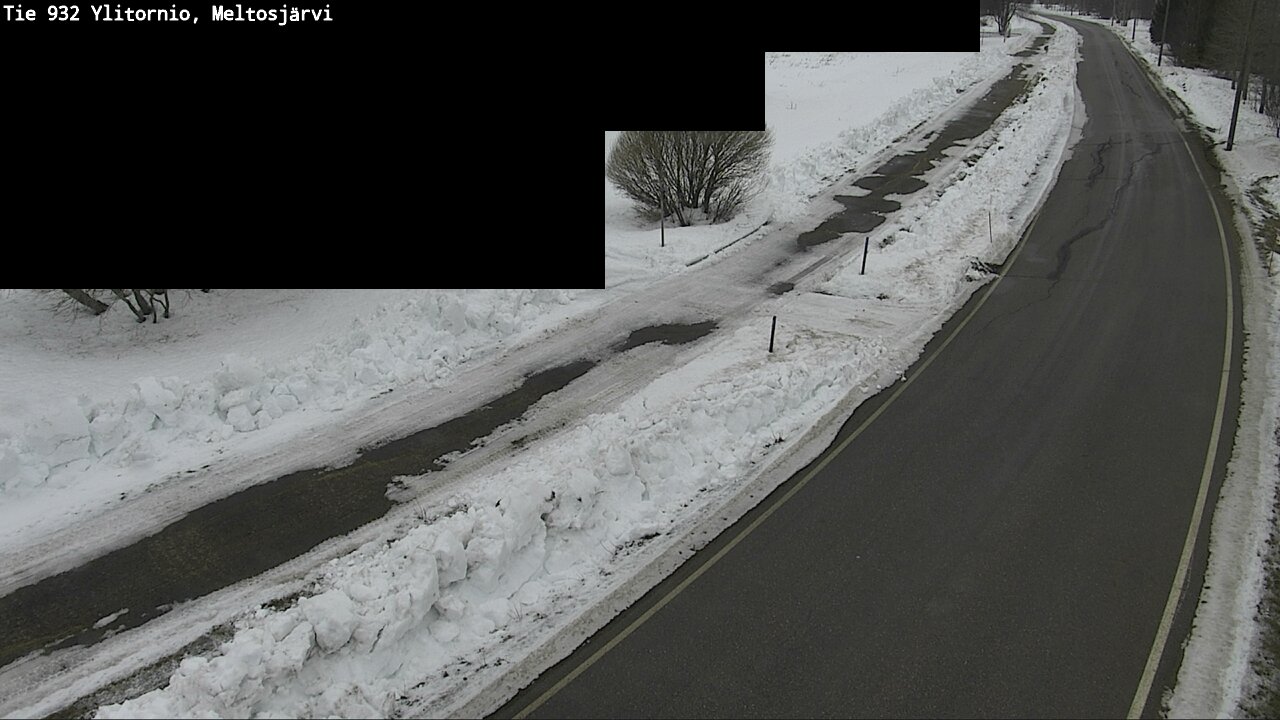 Weather Camera Image Road 932 Ylitornio, Meltosjärv, Ylitornio, Lappi