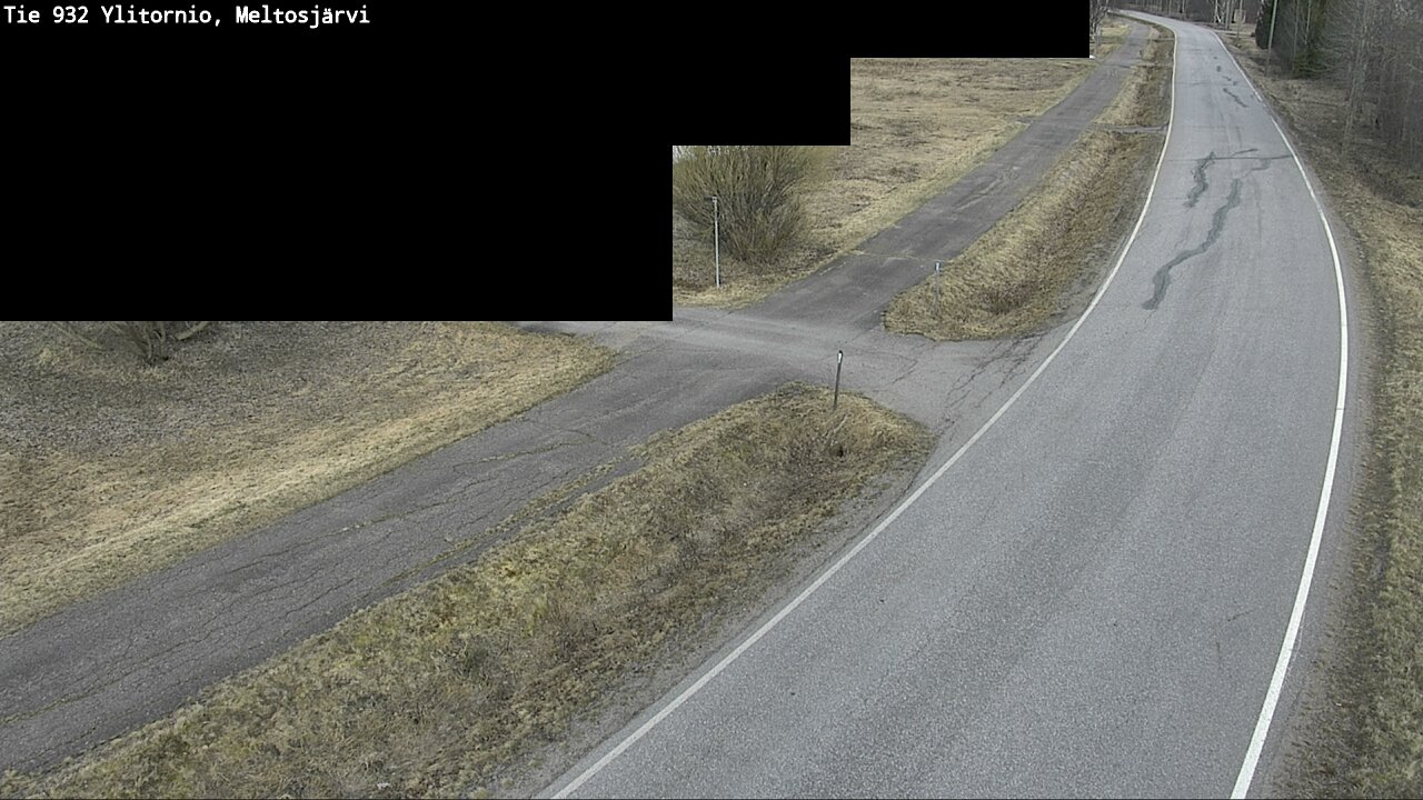 Weather Camera Image Väg 932 Övertorneå, Meltosjä, Ylitornio, Lappi