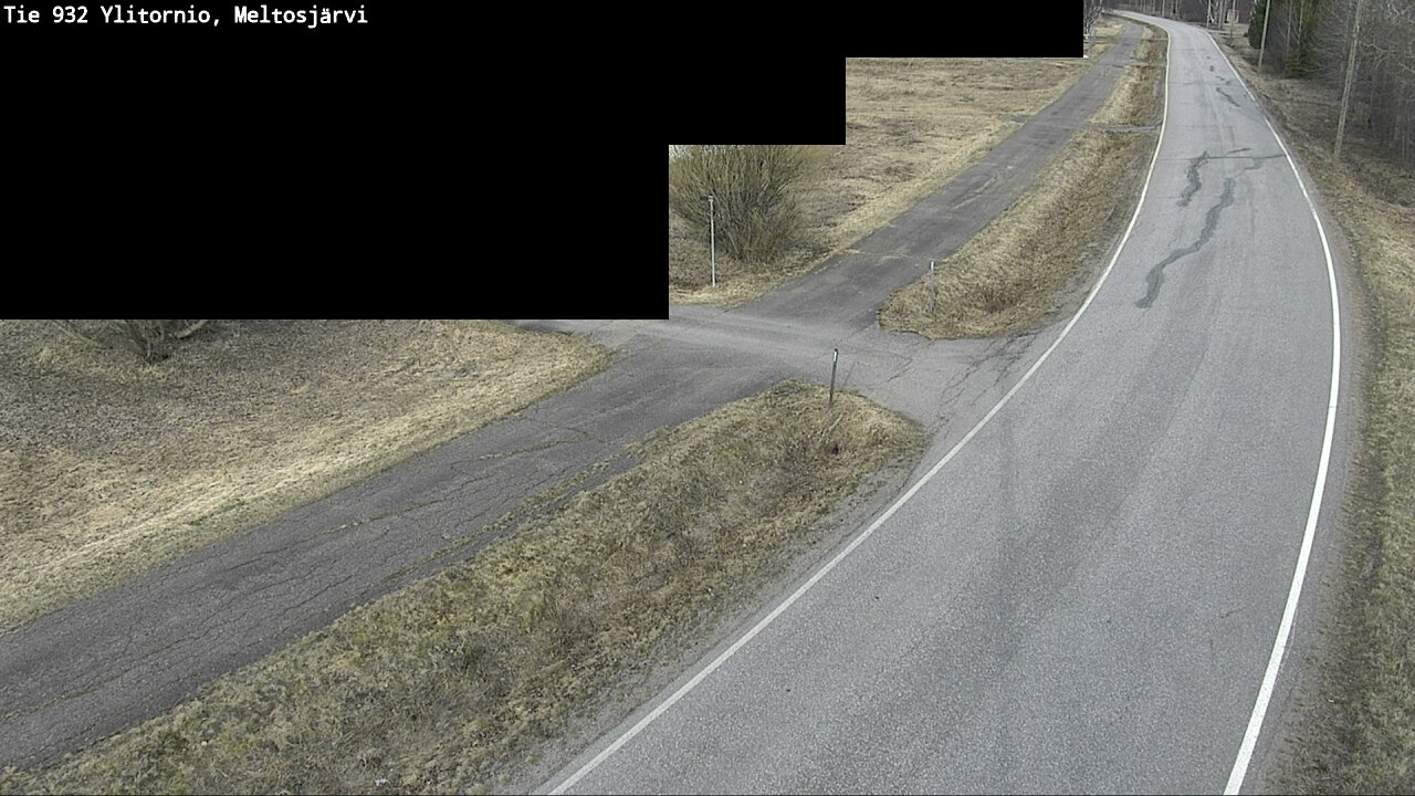Weather Camera Image Väg 932 Övertorneå, Meltosjä, Ylitornio, Lappi