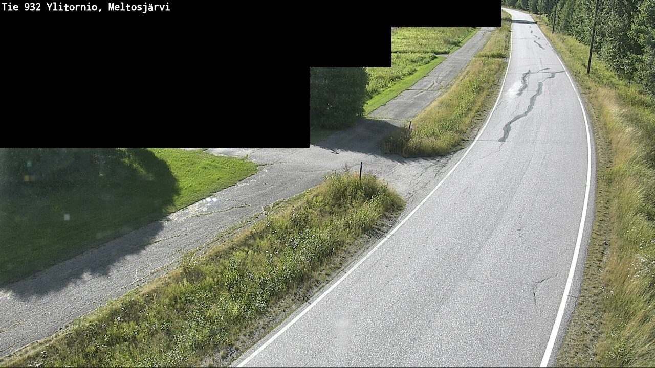Weather Camera Image Road 932 Ylitornio, Meltosjärv, Ylitornio, Lappi