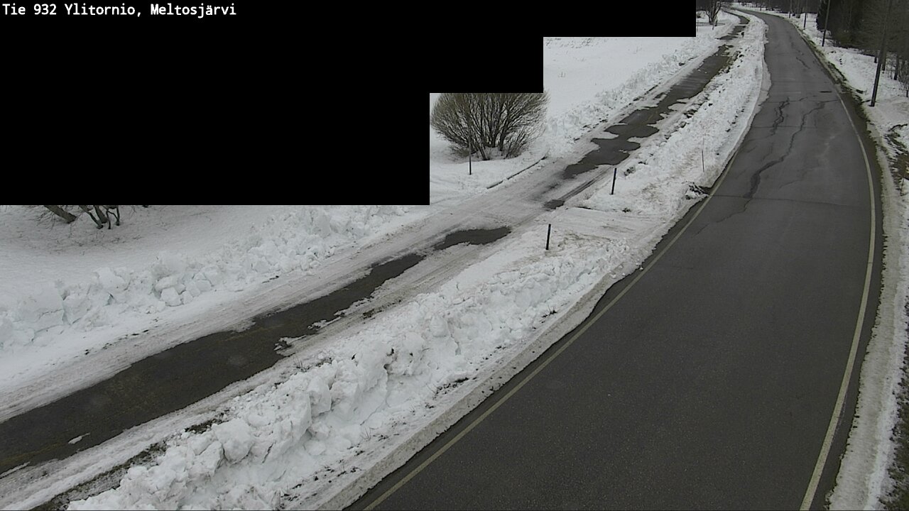 Weather Camera Image Road 932 Ylitornio, Meltosjärv, Ylitornio, Lappi