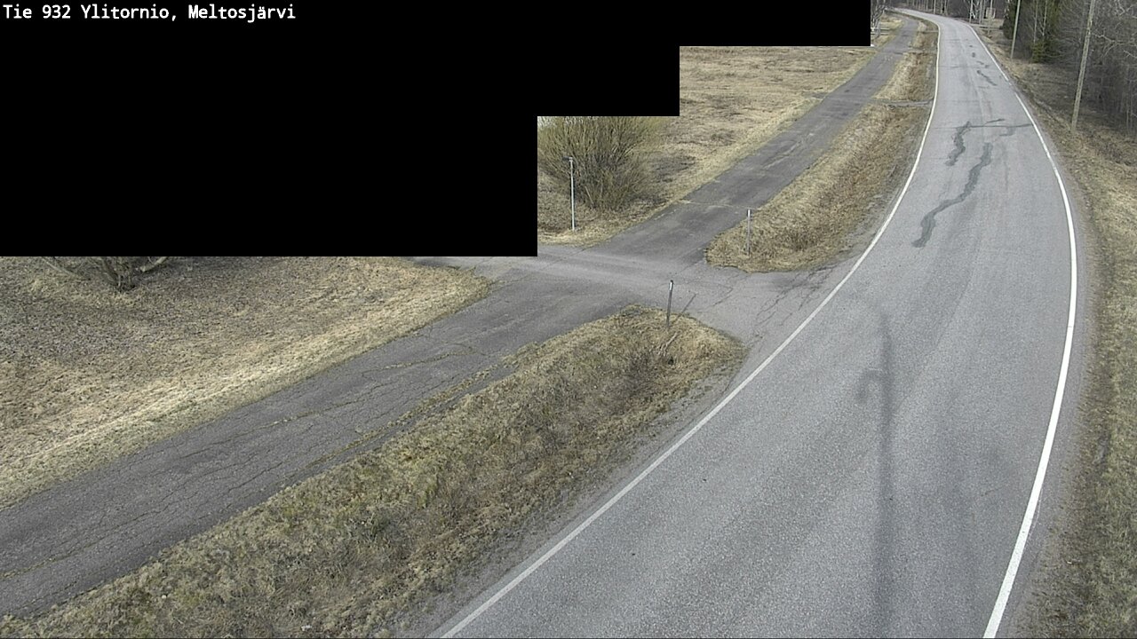 Weather Camera Image Väg 932 Övertorneå, Meltosjä, Ylitornio, Lappi