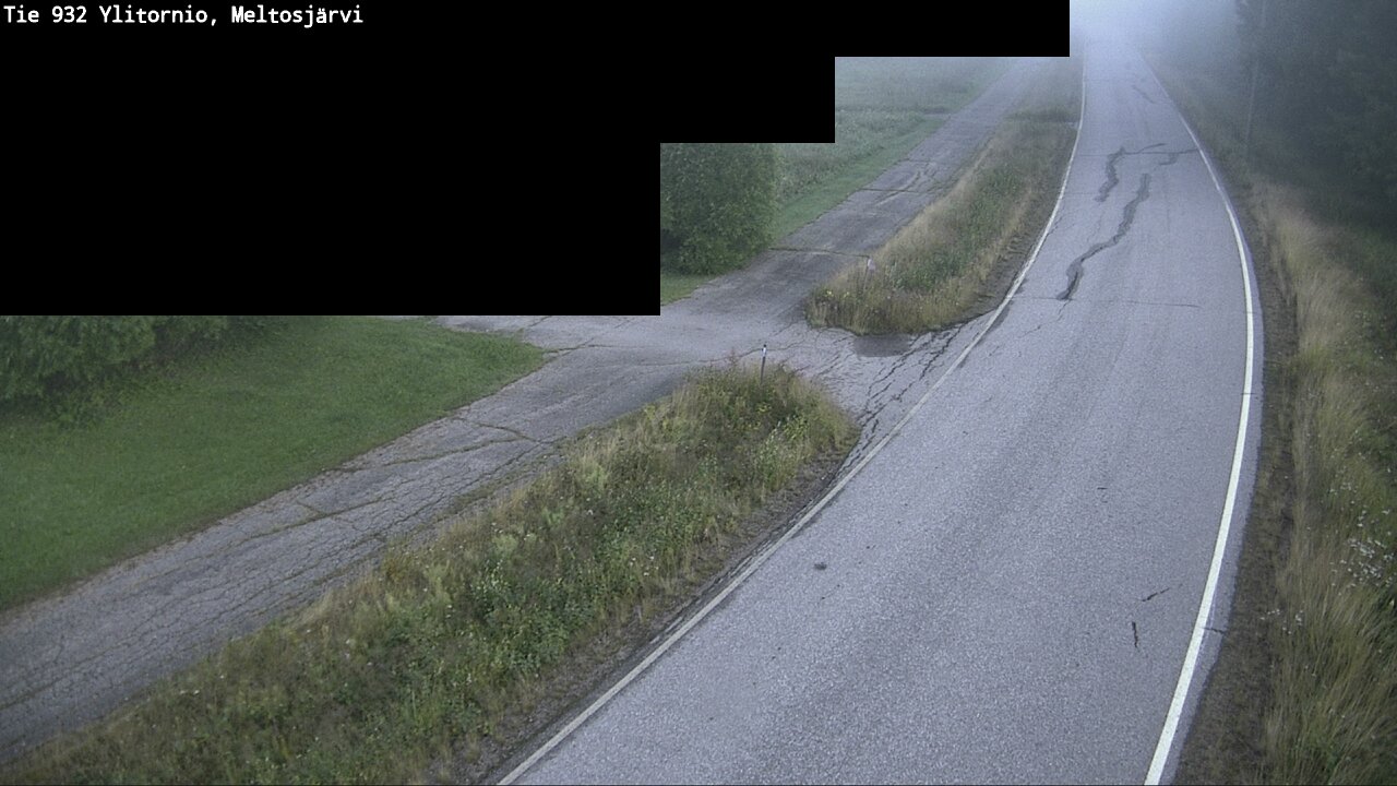 Weather Camera Image Road 932 Ylitornio, Meltosjärv, Ylitornio, Lappi