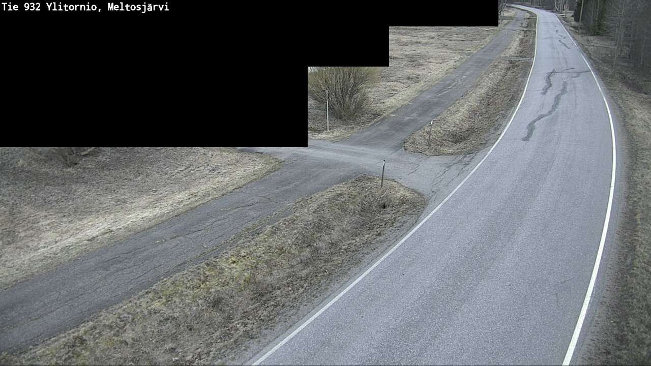 Weather Camera Image Road 932 Ylitornio, Meltosjärv, Ylitornio, Lappi