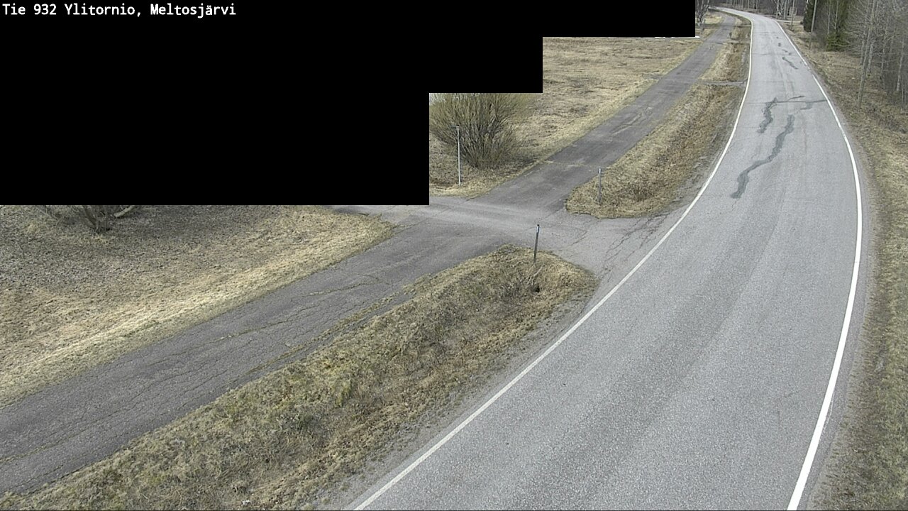 Weather Camera Image Väg 932 Övertorneå, Meltosjä, Ylitornio, Lappi