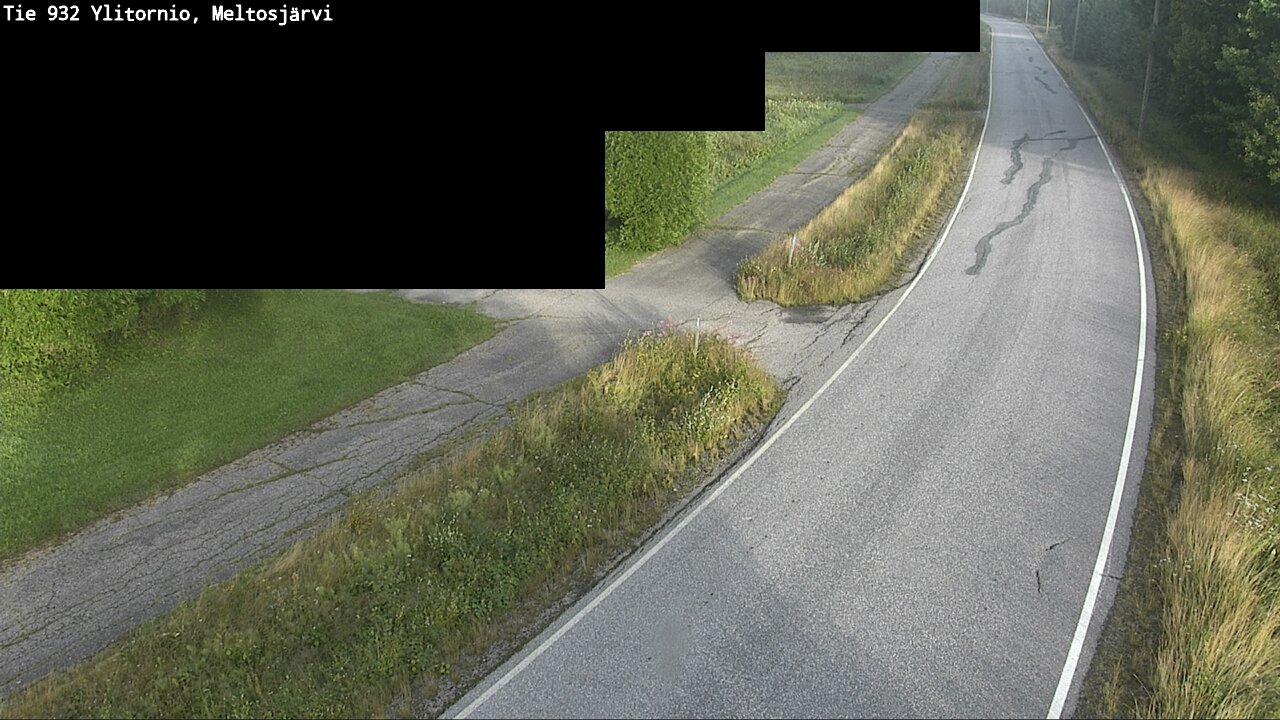 Weather Camera Image Road 932 Ylitornio, Meltosjärv, Ylitornio, Lappi