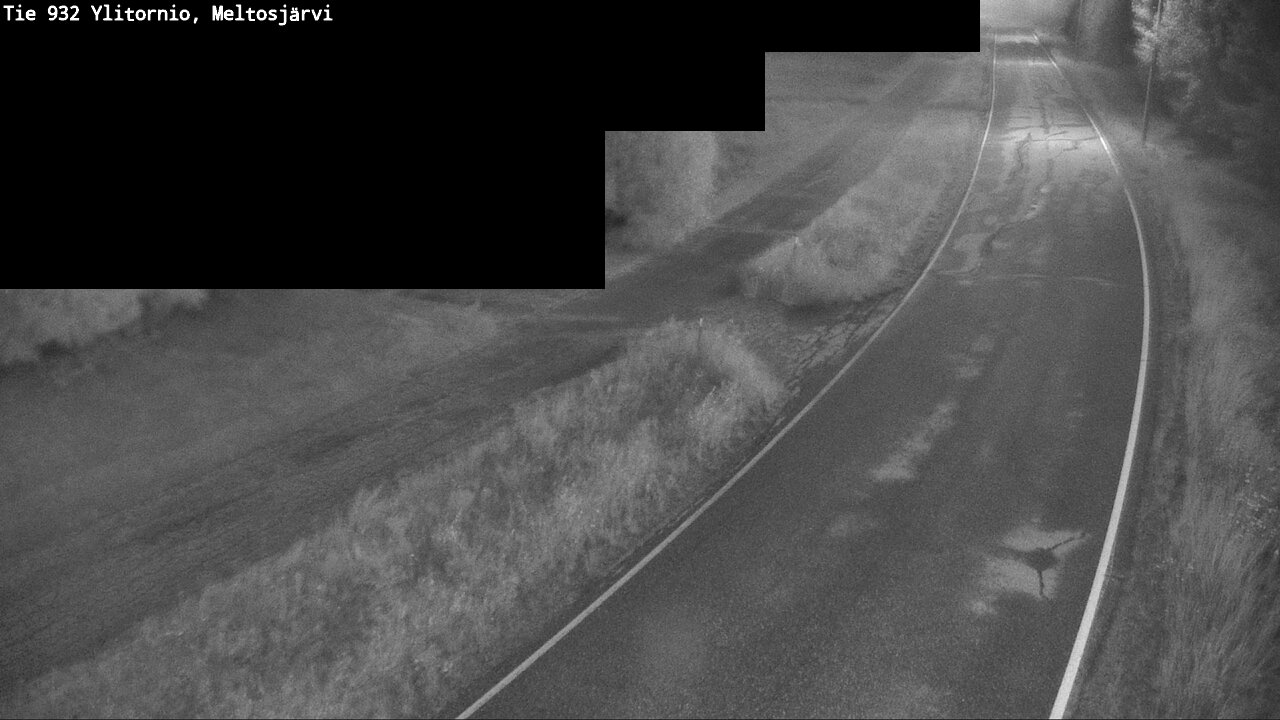 Weather Camera Image Road 932 Ylitornio, Meltosjärv, Ylitornio, Lappi
