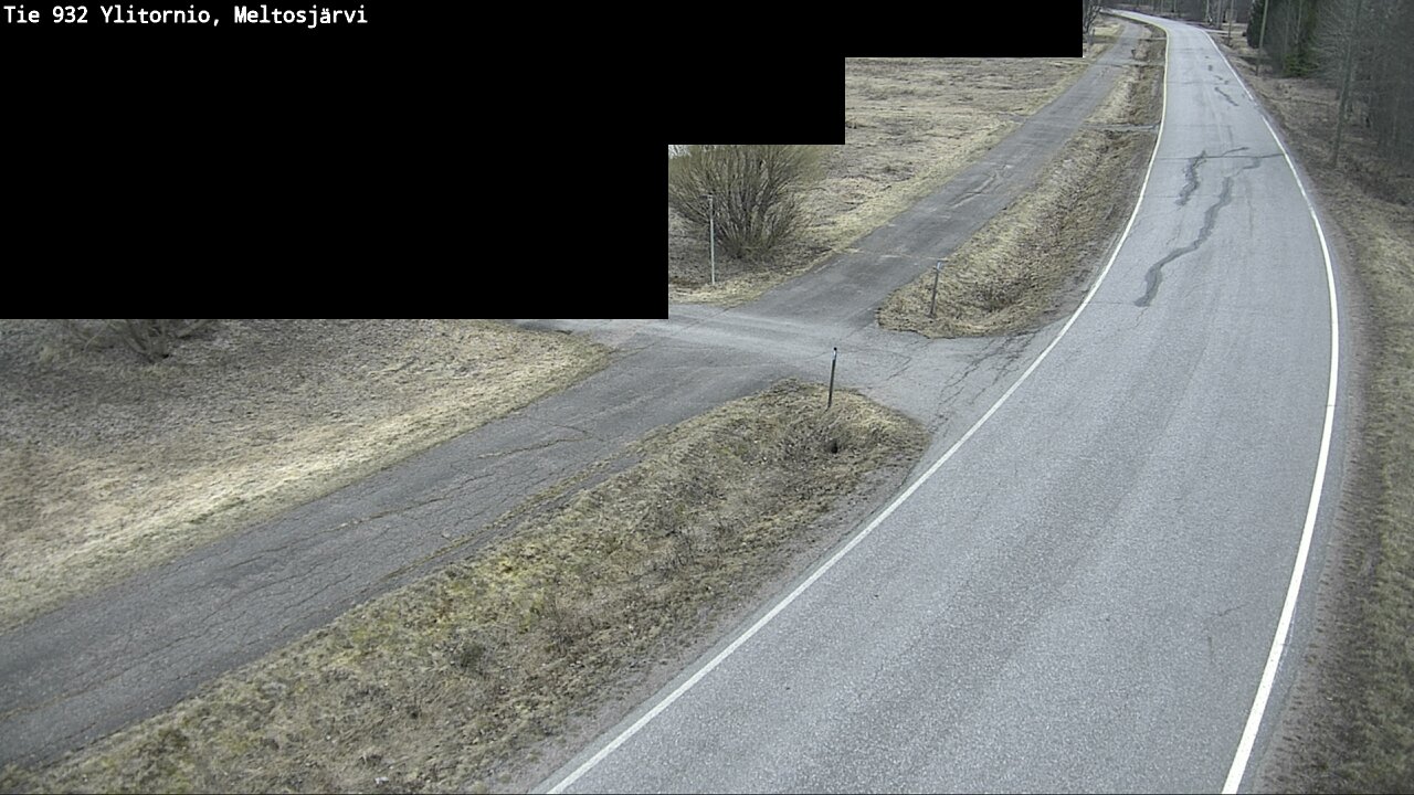 Weather Camera Image Road 932 Ylitornio, Meltosjärv, Ylitornio, Lappi
