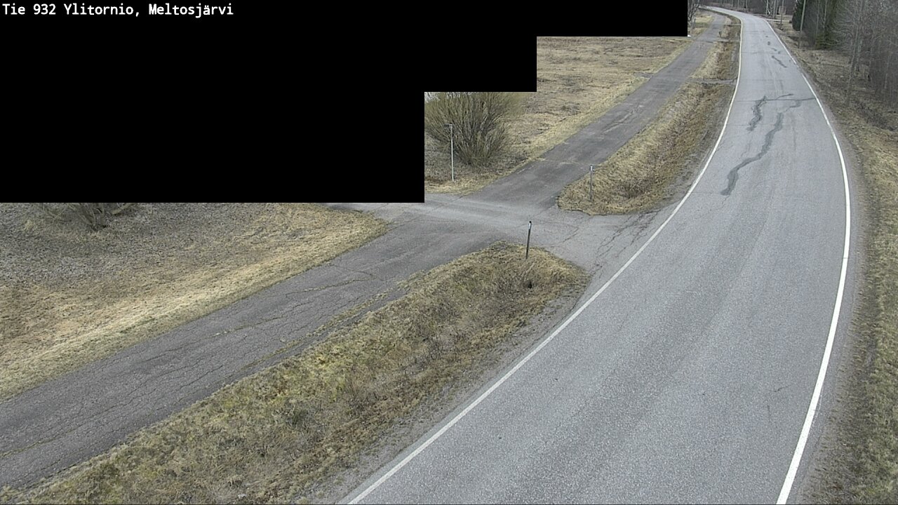 Weather Camera Image Väg 932 Övertorneå, Meltosjä, Ylitornio, Lappi