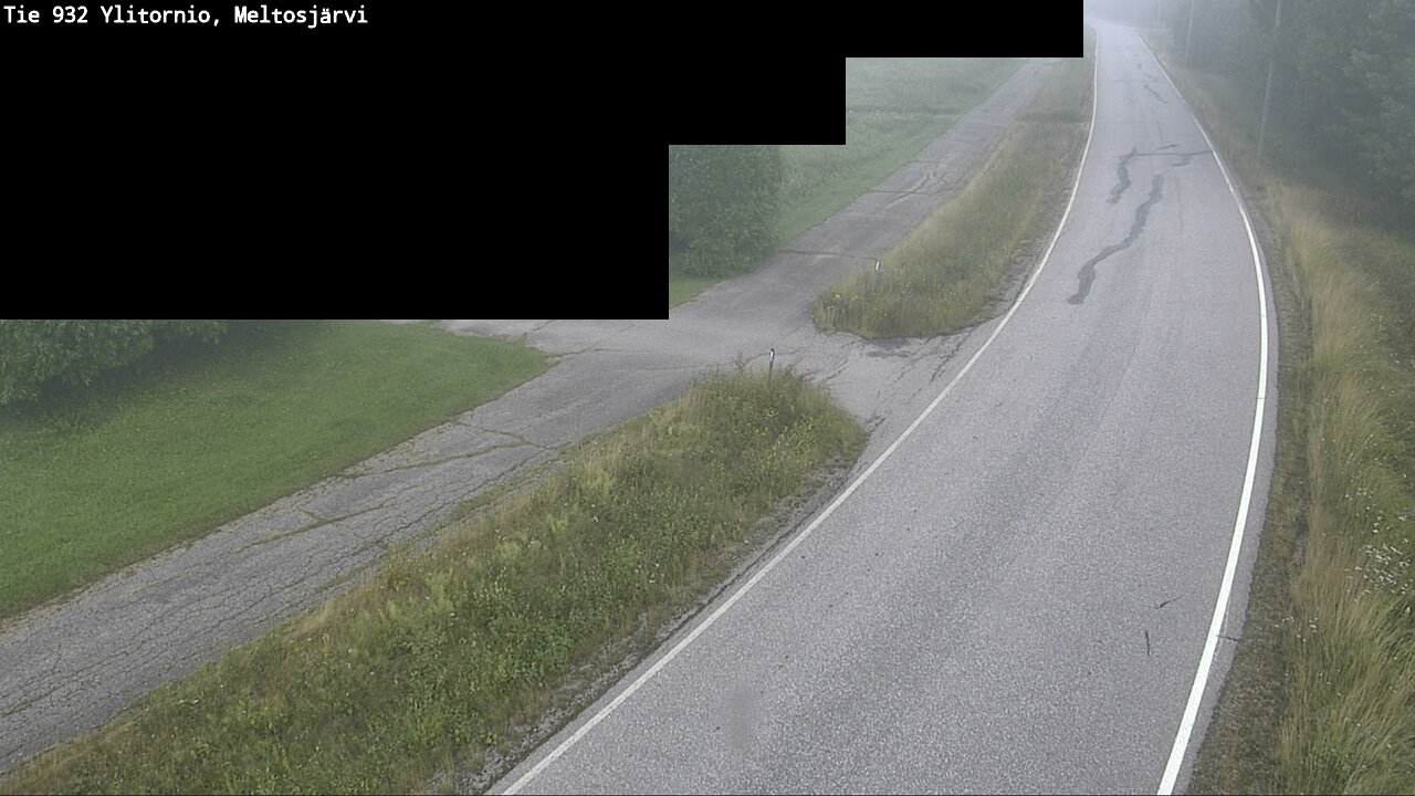 Weather Camera Image Väg 932 Övertorneå, Meltosjä, Ylitornio, Lappi
