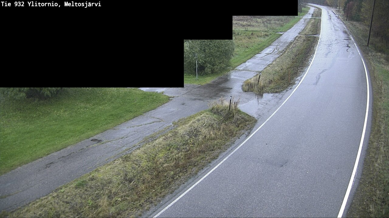 Weather Camera Image Road 932 Ylitornio, Meltosjärv, Ylitornio, Lappi