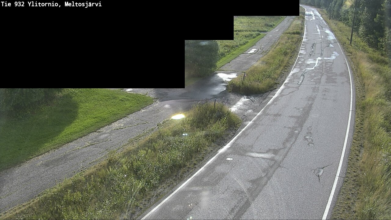 Weather Camera Image Road 932 Ylitornio, Meltosjärv, Ylitornio, Lappi