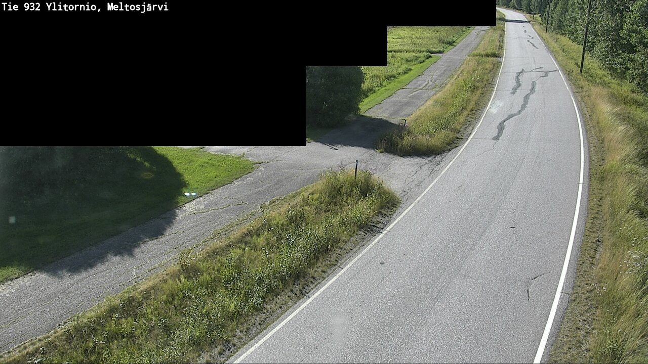 Weather Camera Image Road 932 Ylitornio, Meltosjärv, Ylitornio, Lappi