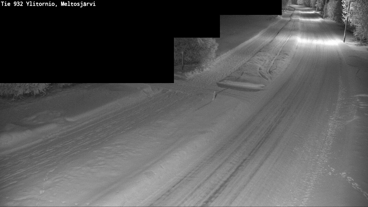 Weather Camera Image Road 932 Ylitornio, Meltosjärv, Ylitornio, Lappi