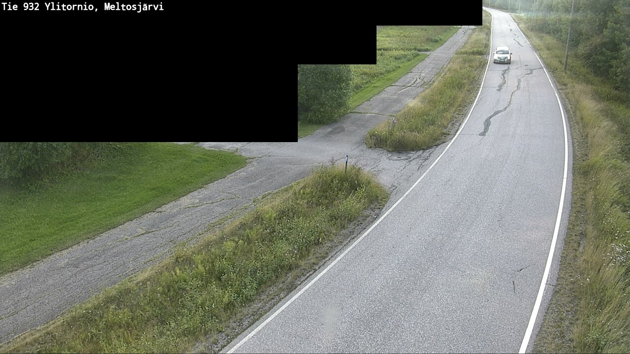 Weather Camera Image Road 932 Ylitornio, Meltosjärv, Ylitornio, Lappi