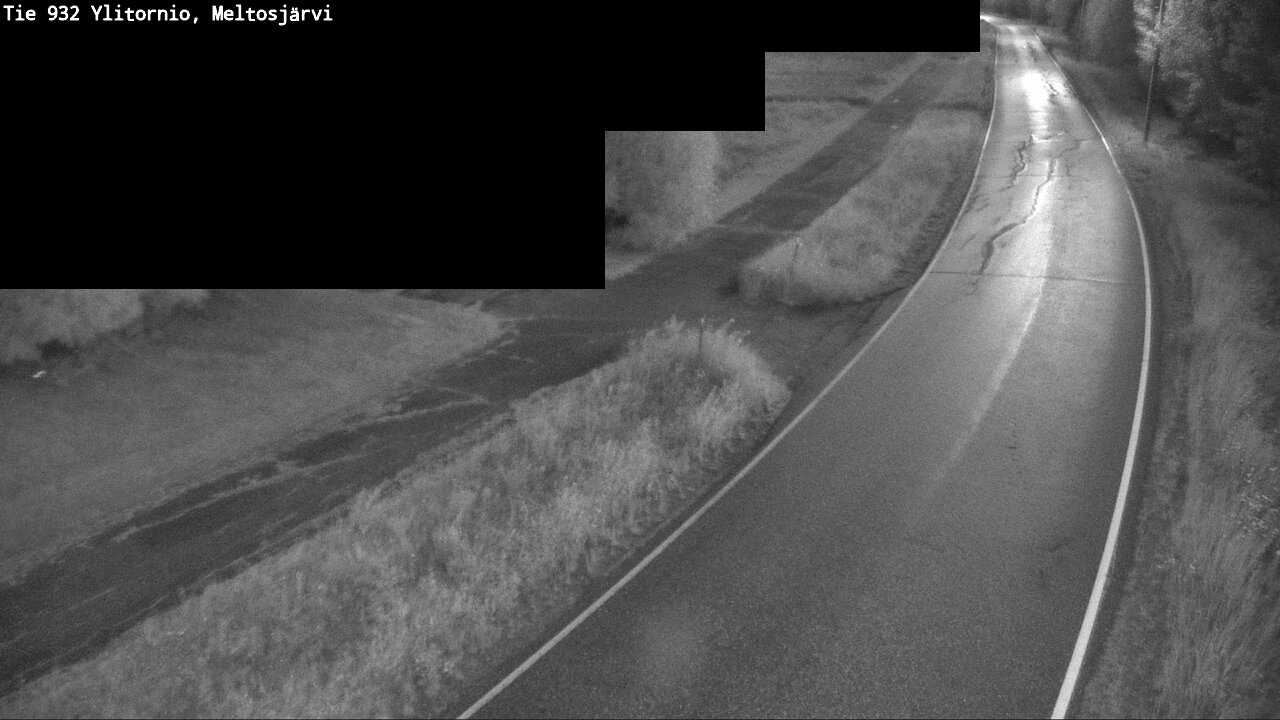 Weather Camera Image Road 932 Ylitornio, Meltosjärv, Ylitornio, Lappi