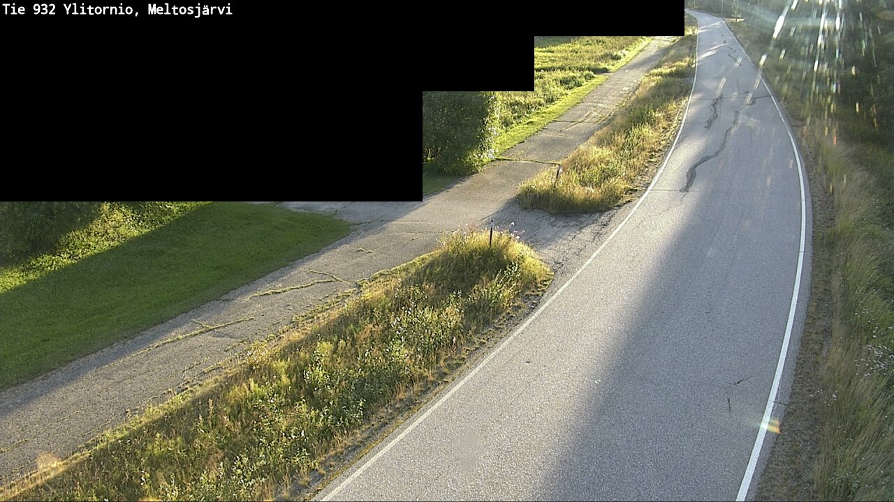 Weather Camera Image Road 932 Ylitornio, Meltosjärv, Ylitornio, Lappi