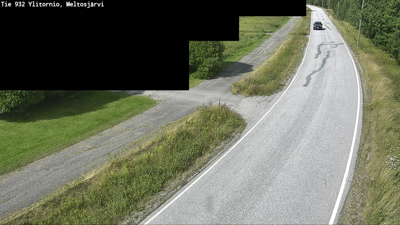 Weather Camera Image Road 932 Ylitornio, Meltosjärv, Ylitornio, Lappi