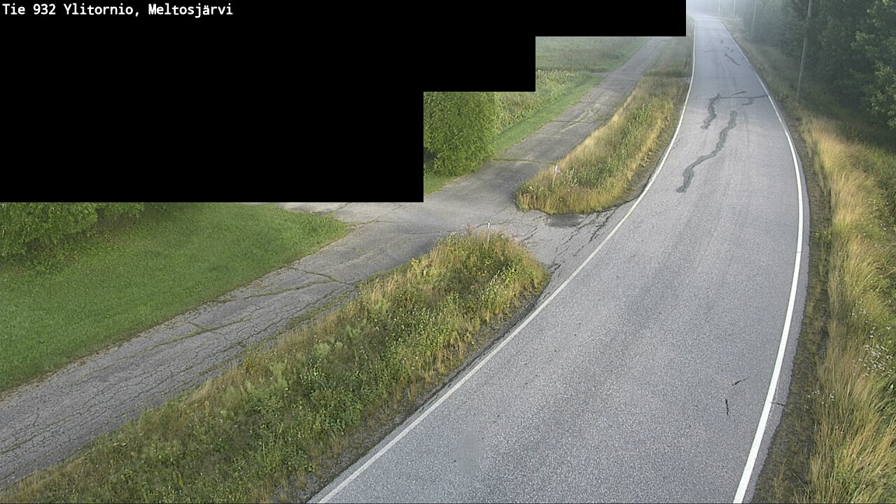 Weather Camera Image Road 932 Ylitornio, Meltosjärv, Ylitornio, Lappi