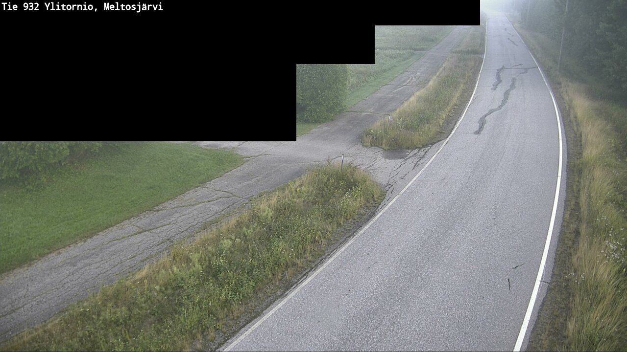 Weather Camera Image Road 932 Ylitornio, Meltosjärv, Ylitornio, Lappi