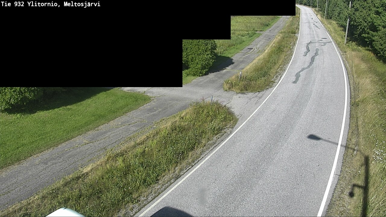 Weather Camera Image Road 932 Ylitornio, Meltosjärv, Ylitornio, Lappi