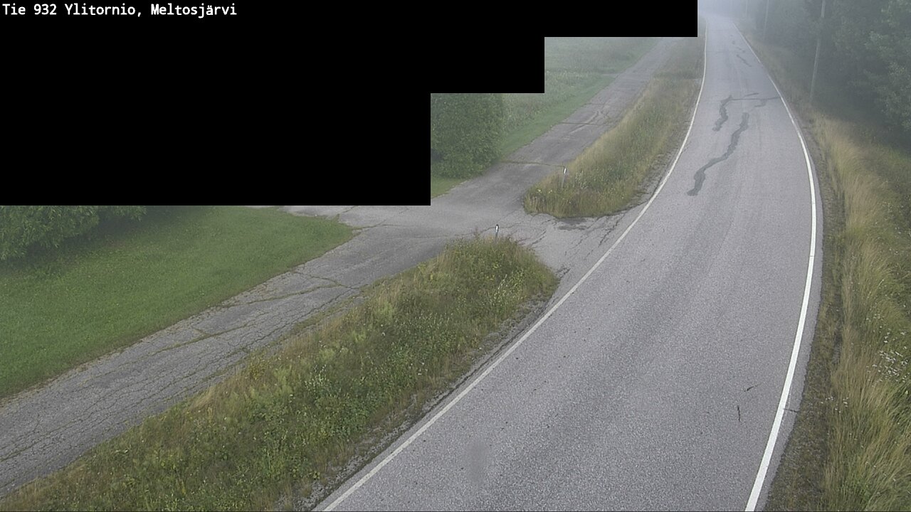 Weather Camera Image Väg 932 Övertorneå, Meltosjä, Ylitornio, Lappi