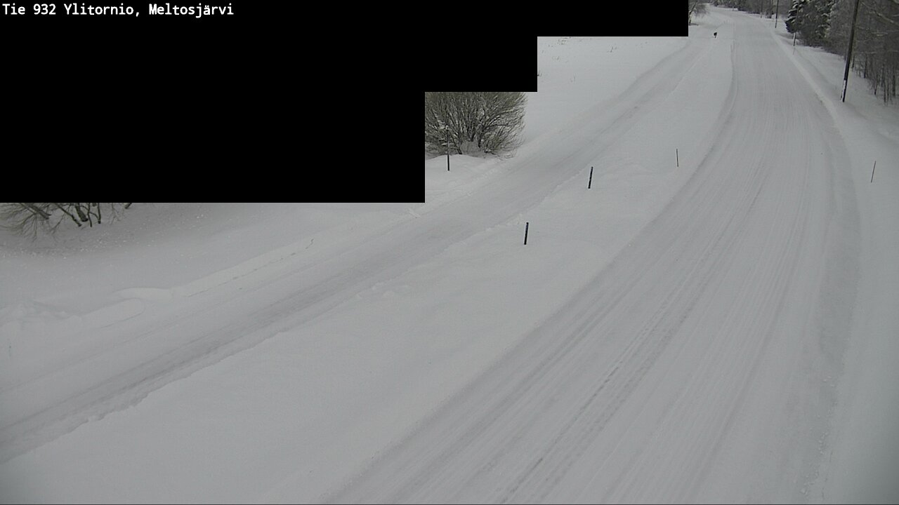 Weather Camera Image Road 932 Ylitornio, Meltosjärv, Ylitornio, Lappi