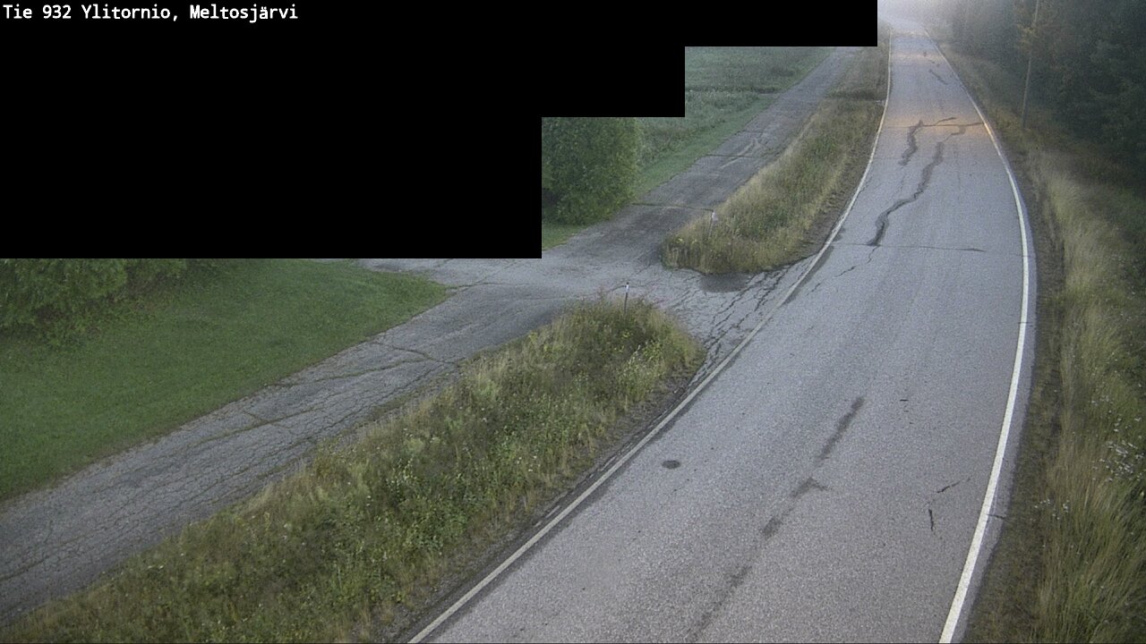 Weather Camera Image Road 932 Ylitornio, Meltosjärv, Ylitornio, Lappi
