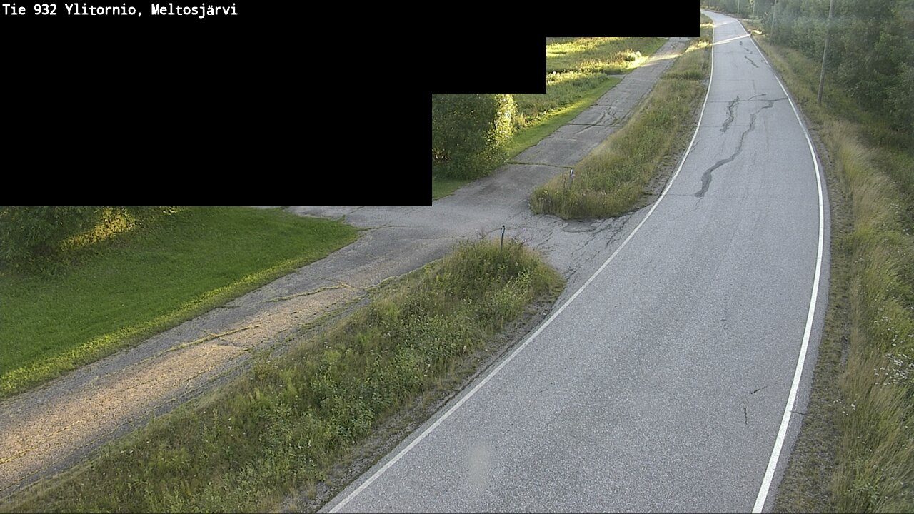 Weather Camera Image Road 932 Ylitornio, Meltosjärv, Ylitornio, Lappi