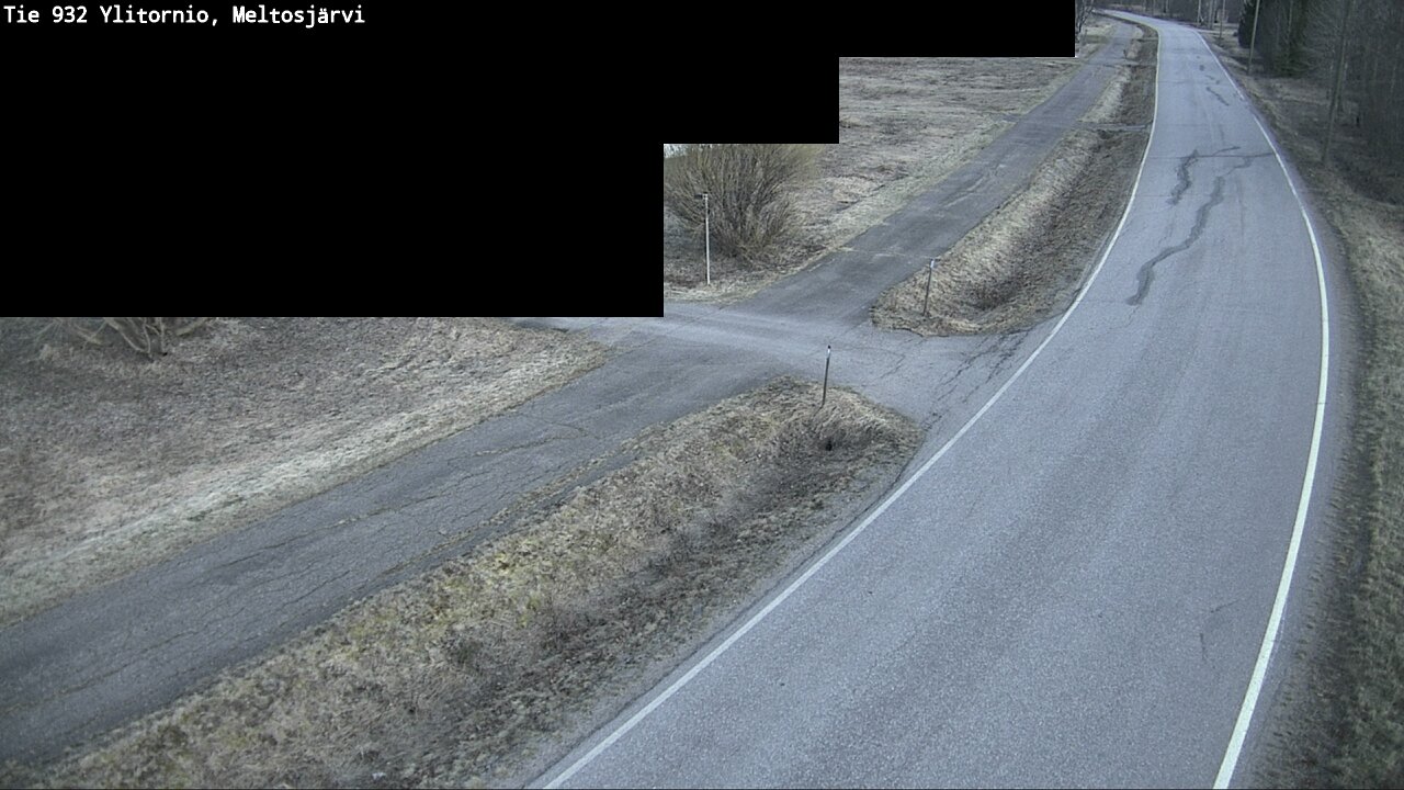 Weather Camera Image Road 932 Ylitornio, Meltosjärv, Ylitornio, Lappi