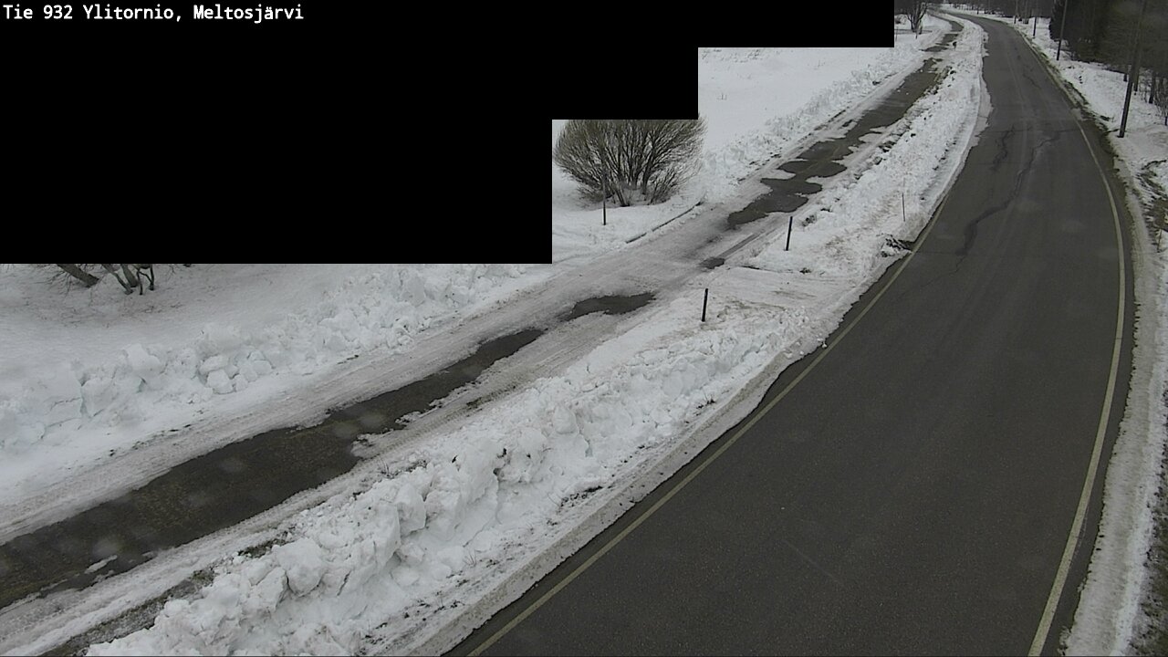 Weather Camera Image Road 932 Ylitornio, Meltosjärv, Ylitornio, Lappi