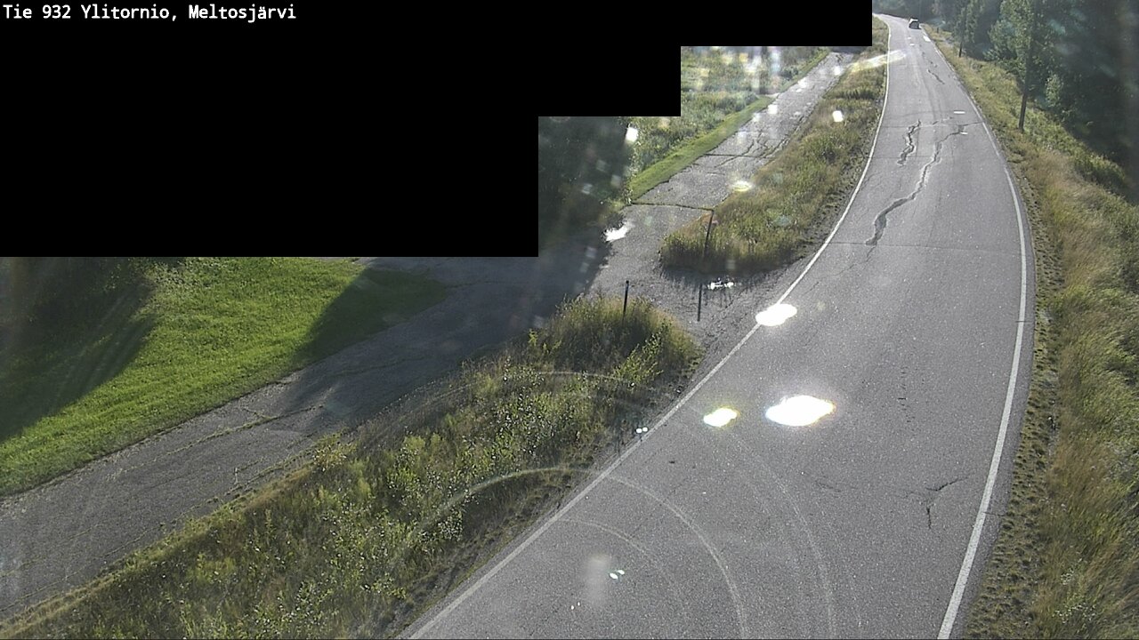 Weather Camera Image Road 932 Ylitornio, Meltosjärv, Ylitornio, Lappi