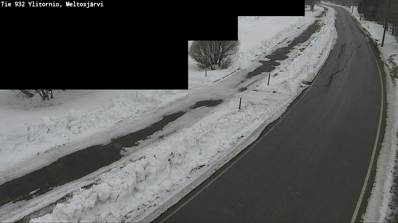 Weather Camera Image Road 932 Ylitornio, Meltosjärv, Ylitornio, Lappi