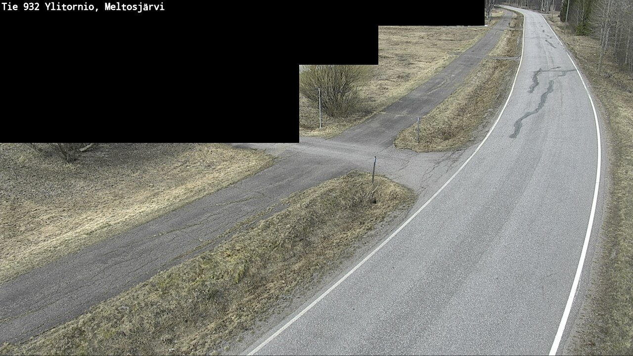 Weather Camera Image Väg 932 Övertorneå, Meltosjä, Ylitornio, Lappi