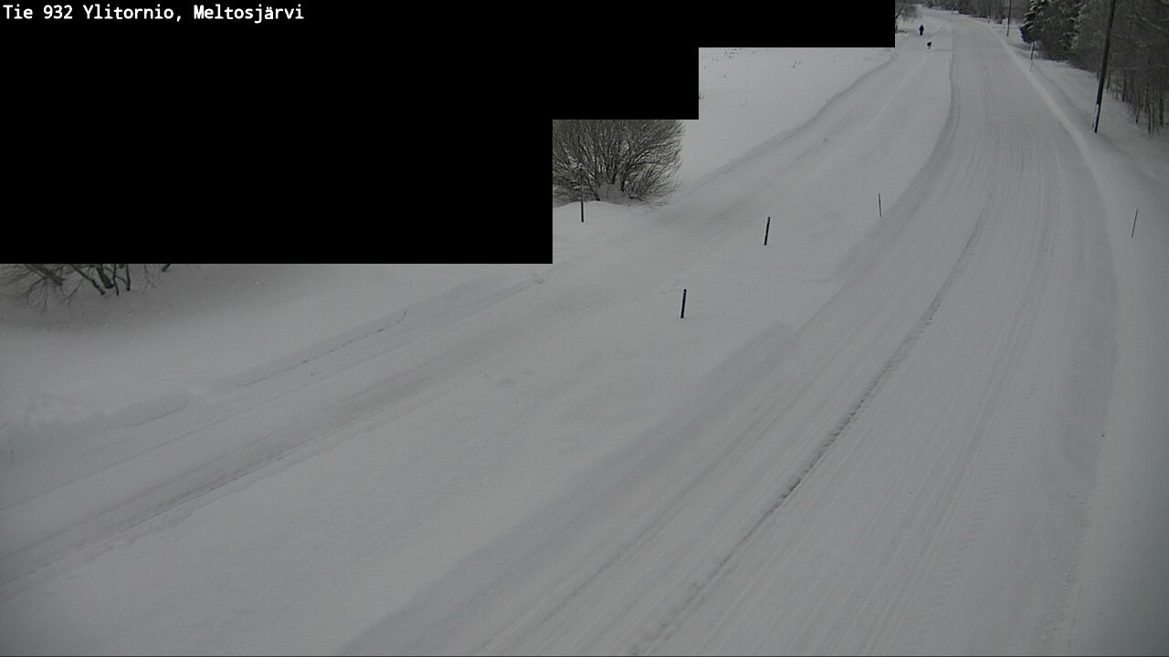 Weather Camera Image Road 932 Ylitornio, Meltosjärv, Ylitornio, Lappi