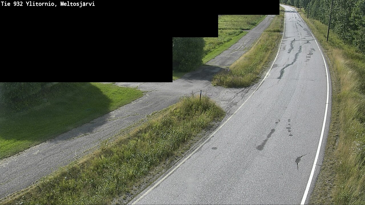 Weather Camera Image Road 932 Ylitornio, Meltosjärv, Ylitornio, Lappi