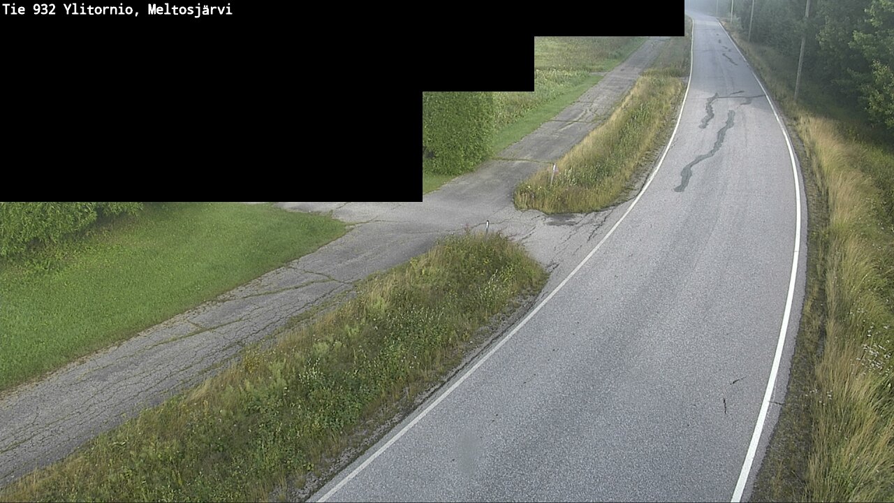 Weather Camera Image Väg 932 Övertorneå, Meltosjä, Ylitornio, Lappi
